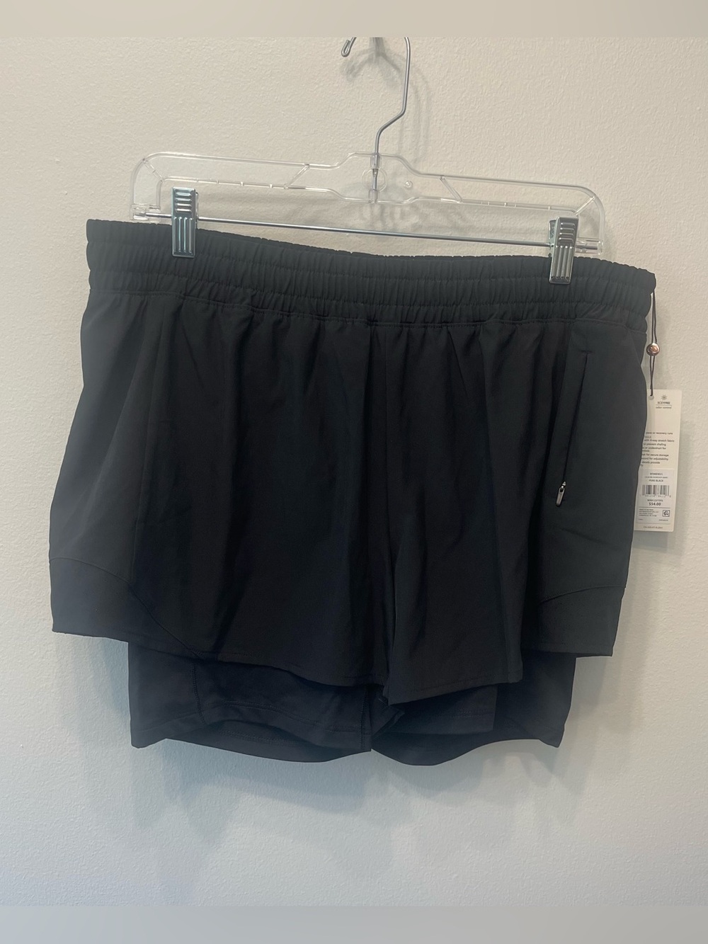 NWT Calia Infinity Lined Running Shorts in Black L